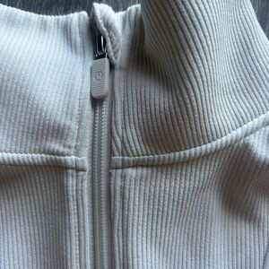 lululemon athletica Cream Ribbed Jumpsuit